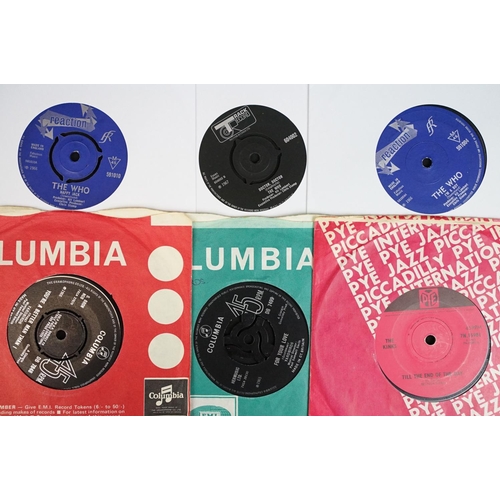 357 - Vinyl - 14 1960’s UK pressing Mod / Beat 7” singles to include: Small Faces x 4, Steve Marriott EP, ... 