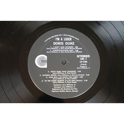 474 - Vinyl - Soul - 2 original US pressing albums by Doris Duke to include: I’m A Loser (original US 1970... 