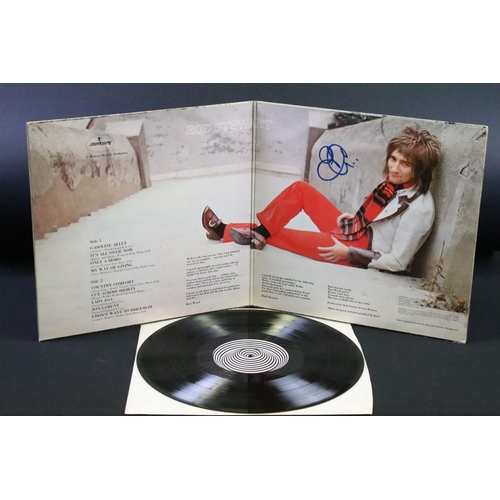 480 - Vinyl / Autograph - Rod Stewart - Gasoline Alley LP. Original UK 1st pressing on Vertigo Records 636... 