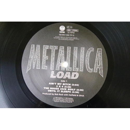 502 - Vinyl - Metallica - Load, original UK 1996 1st pressing double album with 2 printed inners, Vertigo ... 