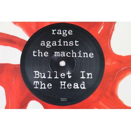 506 - Vinyl - One album and one 12” by Rage Against The Machine to include: Rage Against The Machine (orig... 