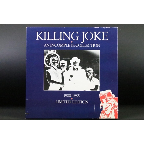 510 - Vinyl - Killing Joke – An Incomplete Collection, US 1990 5 albums limited edition numbered box set, ... 