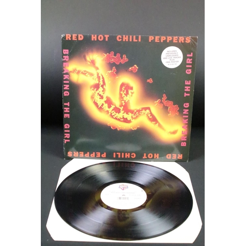 515 - Vinyl - one album and one 12” by The Red Hot Chili Peppers to include: One Hot Minute (original UK /... 