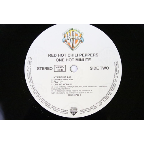 515 - Vinyl - one album and one 12” by The Red Hot Chili Peppers to include: One Hot Minute (original UK /... 