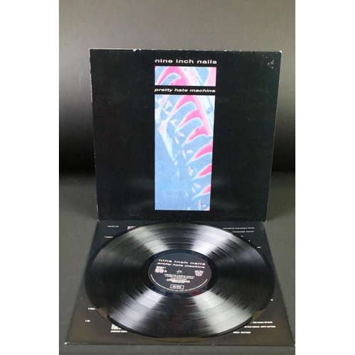 523 - Vinyl - One album, one 12” and 2 x 9” by Nine Inch Nails to include: Pretty Hate Machine (UK 1989 wi... 