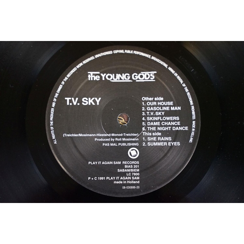 524 - Vinyl - Industrial Rock, 8 albums and 5 12” singles to include: The Young Gods – T.V. Sky (UK / EU 1... 