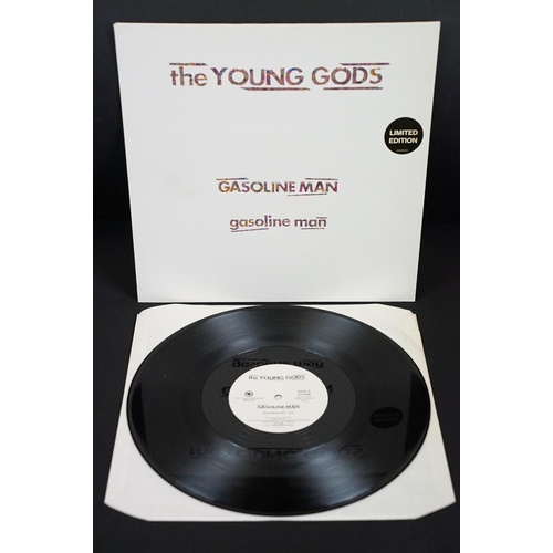 524 - Vinyl - Industrial Rock, 8 albums and 5 12” singles to include: The Young Gods – T.V. Sky (UK / EU 1... 