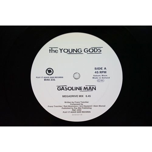 524 - Vinyl - Industrial Rock, 8 albums and 5 12” singles to include: The Young Gods – T.V. Sky (UK / EU 1... 