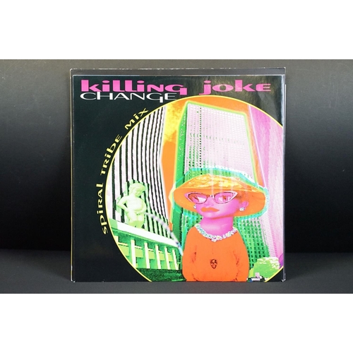 526 - Vinyl - 6 albums, 5 x 12” and one 10” by Killing Joke and related including promo, to include: Extre... 