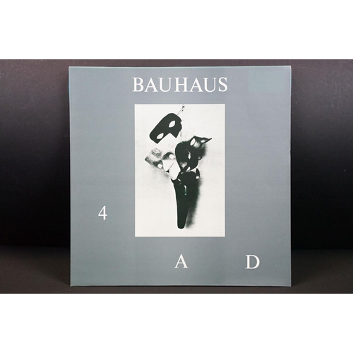 527 - Vinyl - 5 albums and 5 x 12” singles by Bauhaus to include: In A Flat Field (4AD, CAD 13), Mask (BEG... 