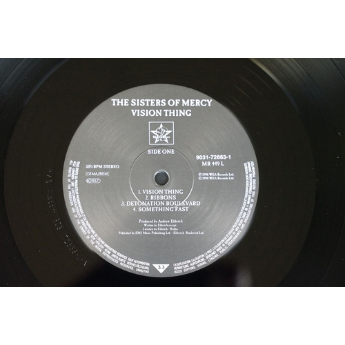 528 - Vinyl - 2 albums and 7 x 12” singles by The Sisters Of Mercy to include: Vision Thing (MR 449 L), Fi... 