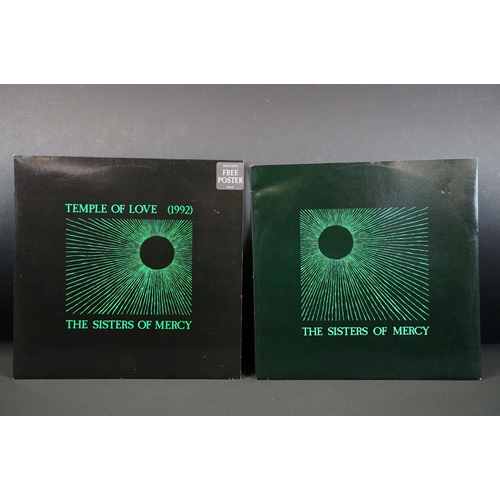 528 - Vinyl - 2 albums and 7 x 12” singles by The Sisters Of Mercy to include: Vision Thing (MR 449 L), Fi... 