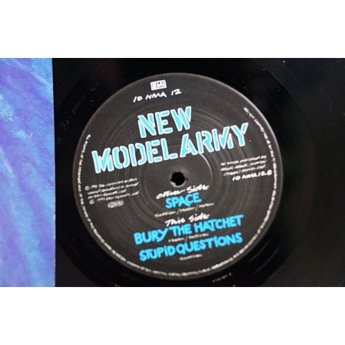 531 - Vinyl - one album, 2 x 12” and one 10” by New Model Army to include: Raw Melody Men (UK 1991 double ... 