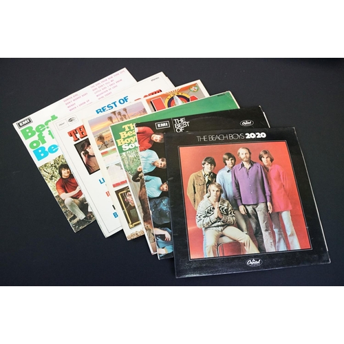 202 - Vinyl - Over 45 Rock & Pop LPs to include Eddie Cochran, The Beach Boys x 7 (inc Pet Sounds UK mono)... 