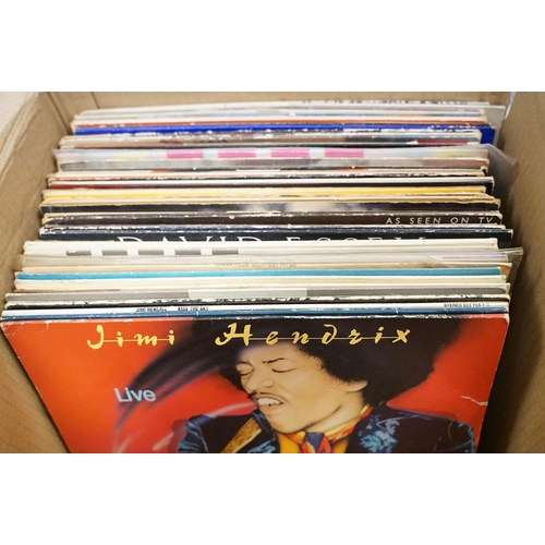 205 - Vinyl - Over 60 LPs and 1 box set to include Jimi Hendrix Experience Live 1967/68 box set (missing t... 