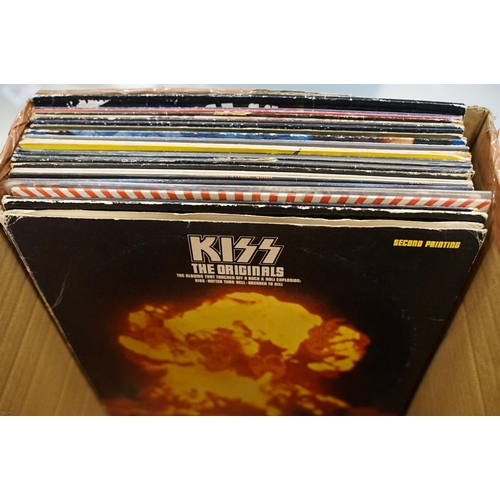 263 - Vinyl - 45 Rock & Metal LPs to include ACDC x 2 (including Let There Be Rock Australian pressing on ... 