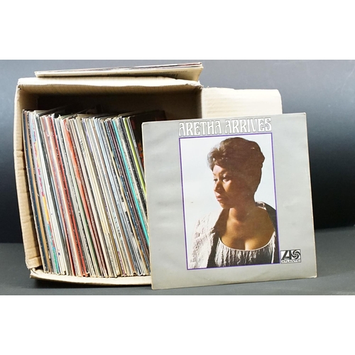 264 - Vinyl - Over 60 Soul, Funk, Disco LPs featuring original and foreign pressings to include Aretha Fra... 