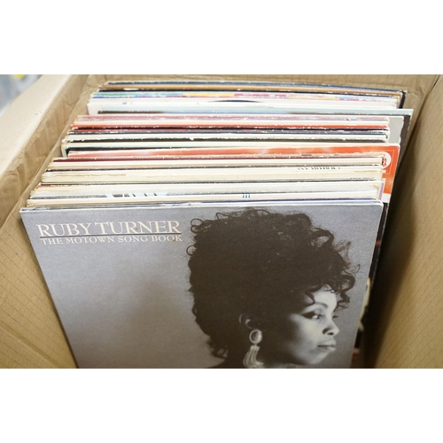 264 - Vinyl - Over 60 Soul, Funk, Disco LPs featuring original and foreign pressings to include Aretha Fra... 