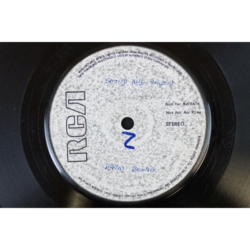 322 - Vinyl - David Bowie - Sound And Vision. UK 1977 (possibly a test pressing) on RCA Records. VG