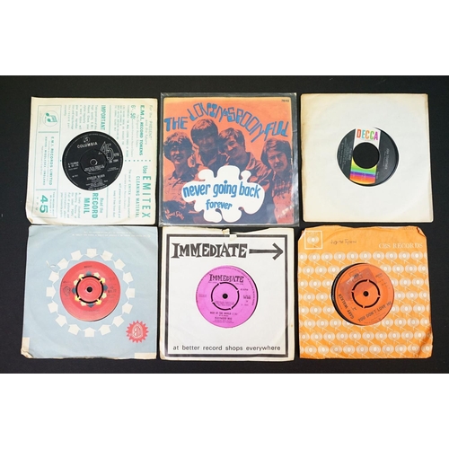 327 - Vinyl - Over 70 Mod, Beat, Rock and Pop mainly 1960’s 7” singles including foreign pressings to incl... 