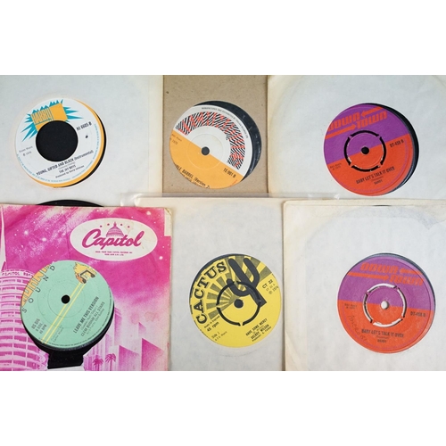 331 - Vinyl - 19 Reggae / Ska singles to include: Mellow Larks (Blue Beat), Derrick Morgan (Blue Beat), Ni... 