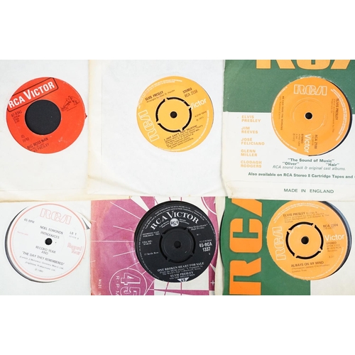 335 - Vinyl - Over 110 Rock ’N’ Roll / Rockabilly 7” singles including foreign pressings to include: Elvis... 