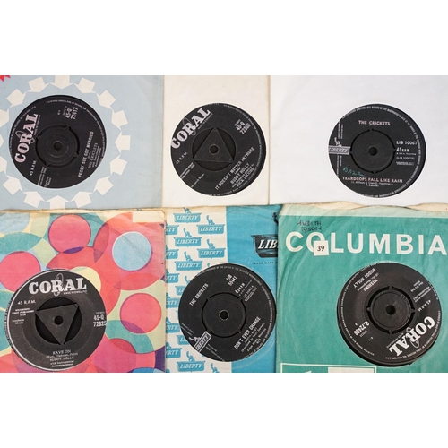 335 - Vinyl - Over 110 Rock ’N’ Roll / Rockabilly 7” singles including foreign pressings to include: Elvis... 