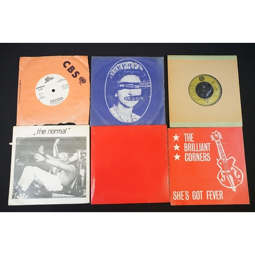 338 - Vinyl - Over 75 Punk / New Wave / Alternative 7” singles to include: The Clash x 3 , Sex Pistols x 2... 