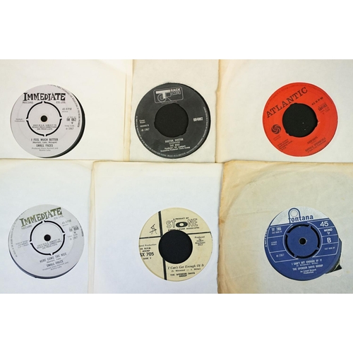 340 - Vinyl - Over 200 Mod / Beat / Rock and Pop mainly 1960’s 7” singles featuring foreign pressings to i... 