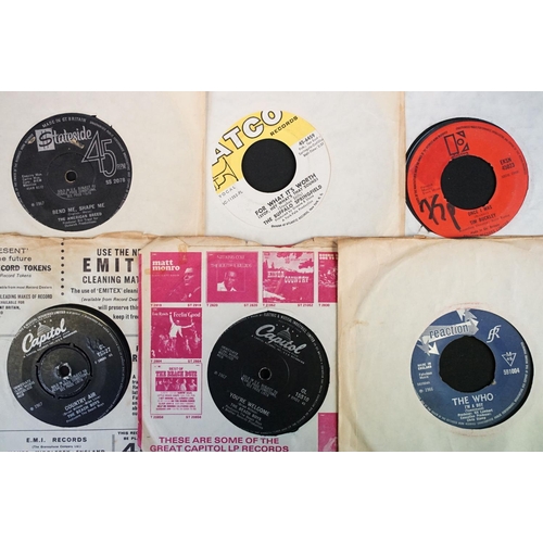 340 - Vinyl - Over 200 Mod / Beat / Rock and Pop mainly 1960’s 7” singles featuring foreign pressings to i... 