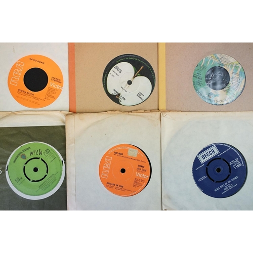 344 - Vinyl - Approximately 200 rock and pop mainly 1970’s 7” singles including foreign pressings to inclu... 