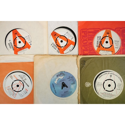 345 - Vinyl - 25 Rock and Pop demo/promo 7” singles to include: Tom Petty, Tony Blackburn, Link Wray The K... 