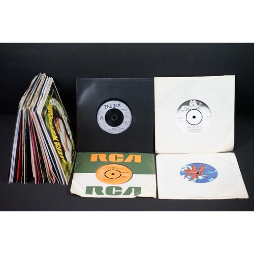 405 - Vinyl - 31 Rock, New Wave, Rock ’N’ Roll 7” singles including foreign pressings to include: Captain ... 