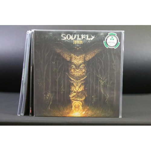 458 - Vinyl - 4 Soulfly LPs to include Totem (ltd edn gold vinyl), Prophecy, Live At Dynamo Open Air 1998,... 