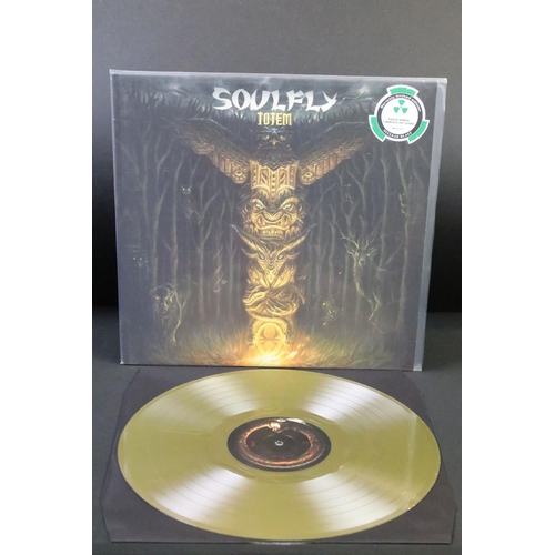 458 - Vinyl - 4 Soulfly LPs to include Totem (ltd edn gold vinyl), Prophecy, Live At Dynamo Open Air 1998,... 