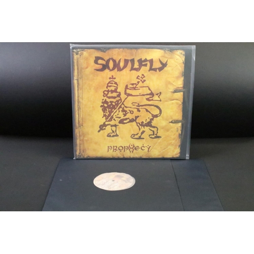 458 - Vinyl - 4 Soulfly LPs to include Totem (ltd edn gold vinyl), Prophecy, Live At Dynamo Open Air 1998,... 