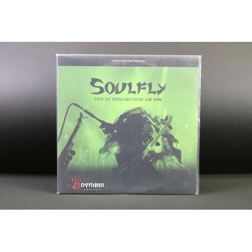 458 - Vinyl - 4 Soulfly LPs to include Totem (ltd edn gold vinyl), Prophecy, Live At Dynamo Open Air 1998,... 