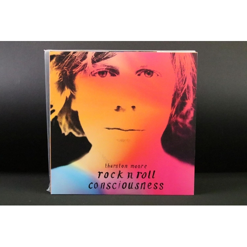 466 - Vinyl - 5 Sonic Youth LPs, 5 Thurston Moore, 1 Kim Gordon (Sonic Youth) LP, and 1 Ciccone Youth LP t... 