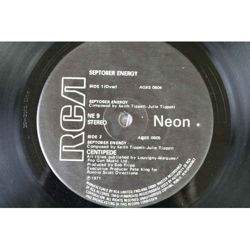 470 - Vinyl - Centipede Septober Energy LP on Neon Records NE9.  Comes with black inners.  Sleeve has some... 