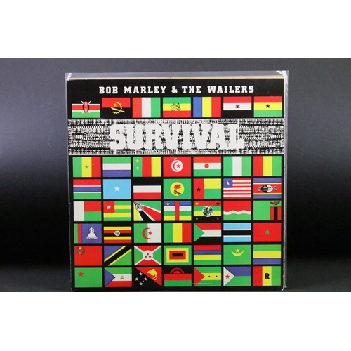 484 - Vinyl - 15 Bob Marley & The Wailers albums to include: Rastaman vibrations x 2 (one with textured sl... 