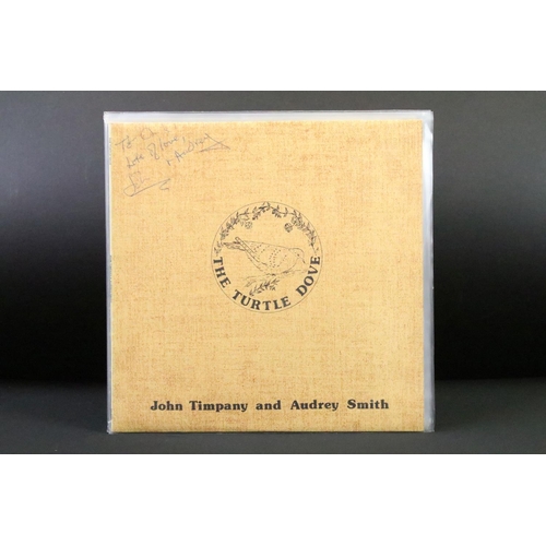 165 - Vinyl / Autograph - 4 Folk albums and 2 x 10” to include: John Timpany and Audrey Smith – The Turtle... 