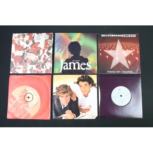 421 - Vinyl - Over 200 mainly 1980’s UK Rock and Pop 7” singles to include: Van Halen, Marillion, George M... 