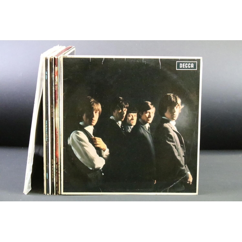 490 - Vinyl - 12 UK pressing 1960s beat / rock LPs to include Rolling Stones x 3, Ten Years After x 3, The... 