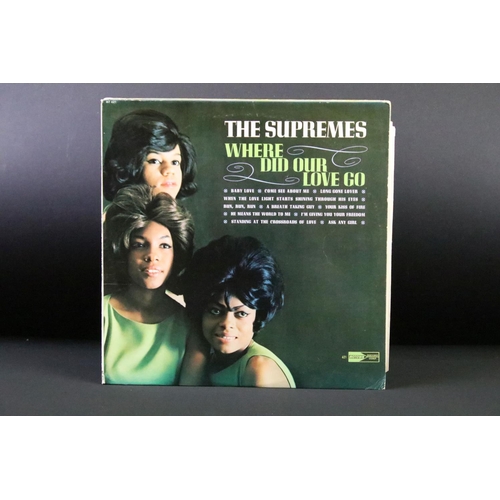 494 - Vinyl - 7 Motown / Soul LPs to include The Supremes x 3 (inc Where Did Our Love Go US pressing), Edw... 