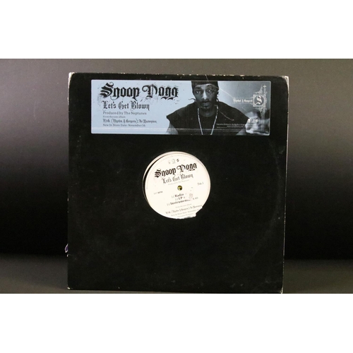 498 - Vinyl - 1 Snoop Dog LP and 8 12