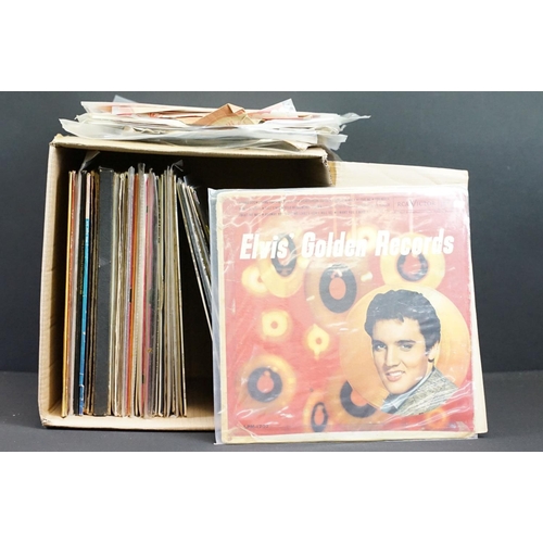 212 - Vinyl - Over 40 Elvis Presley LPs and 13 UK pressing RCA/HMV 78s spanning his career including forei... 