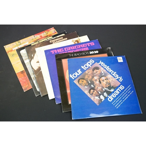 216 - Vinyl - Over 70 Rock & Pop LPs to include Four Tops, Wings, The Beach Boys, The Crickets, Fairport C... 