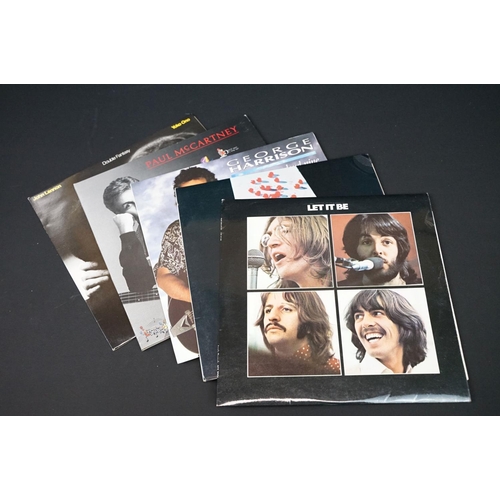 227 - Vinyl - 14 Beatles & related LPs & 2 Box sets to include Abbey Road (misaligned apple), Please Pleas... 