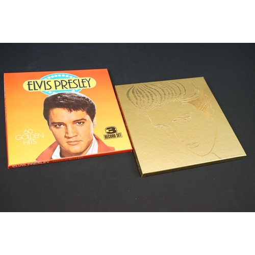 240 - Vinyl - 10 Elvis Presley box sets to include Live In Las Vegas (ltd edn 5 LP set), The King Of Rock ... 