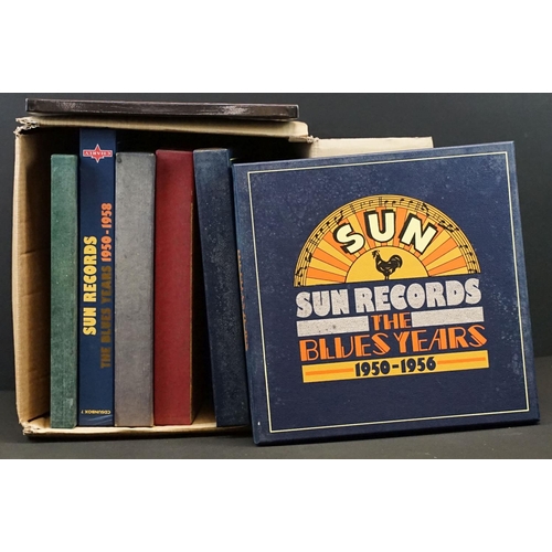 241 - Vinyl / CD - 7 Sun Records box sets to include The Blues Years x 2 (9LP set), The Rocking Years (11 ... 